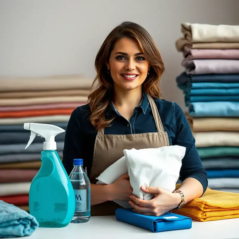 Sarah Thompson, fabric specialist and cleaning expert