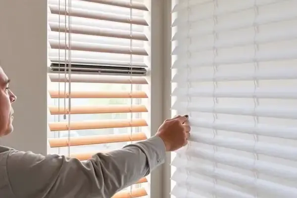 Professional installation of aluminum venetian blinds with smooth operation and precise light control