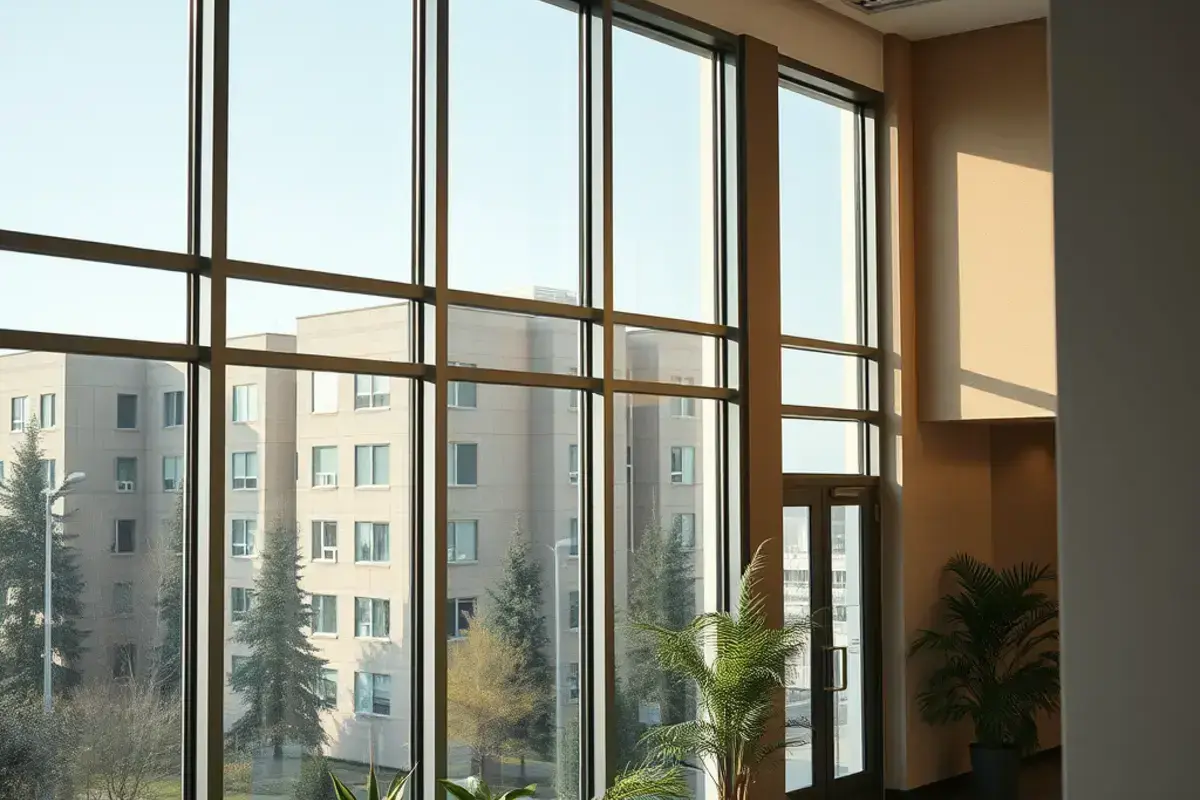 Commercial office blind cleaning and maintenance