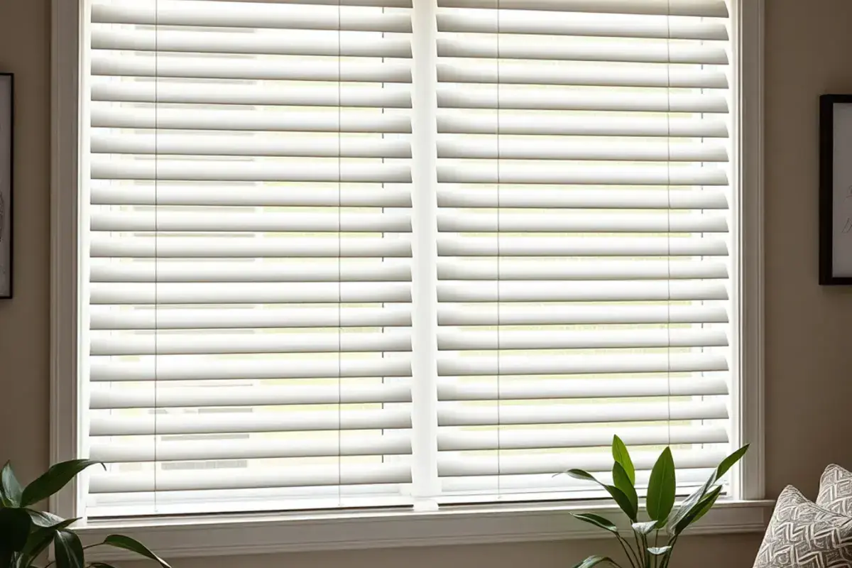 Perfectly aligned blind slats after repair service