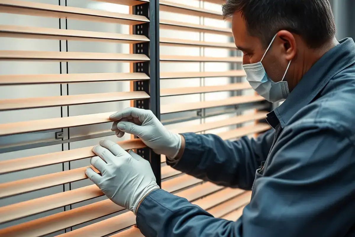 Professional slat alignment and replacement service