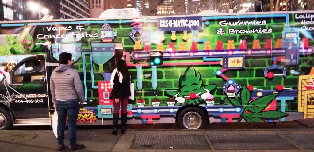 Signs of retail future? Weed car-mart in Manhattan (Source Ronny Max) | Behavior Analytics Academy