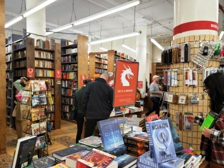 Strands bookstore in East Village NYC